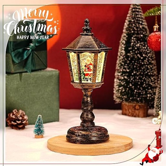 Boule à neige de Noël Vintage avec Musique – USB et batterie, veilleuse  lanterne... | bol