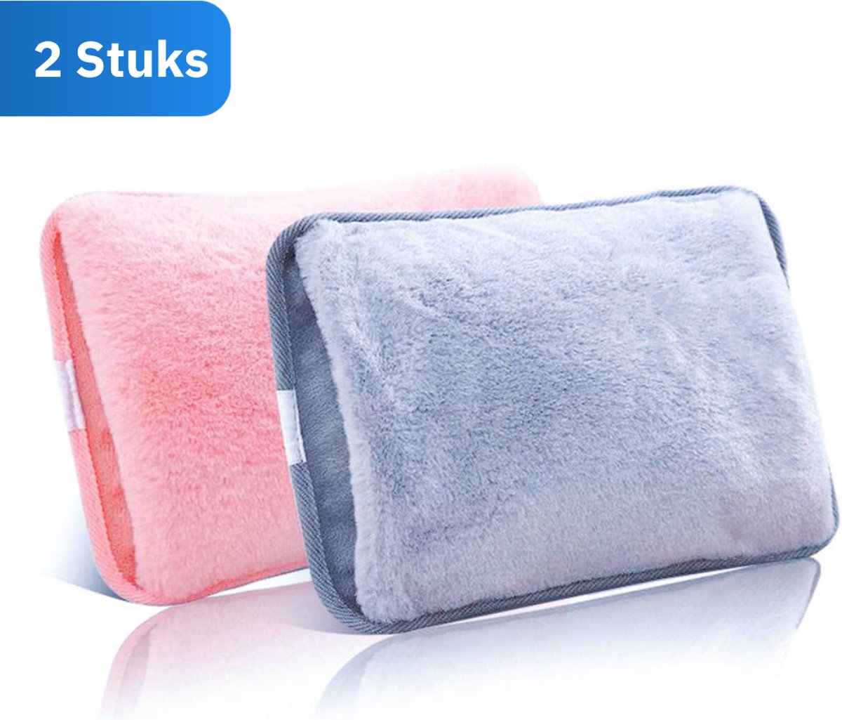 Goedkoopste Mival Elektrische Kruik Set - 2 Stuks - Warmwaterkruik - Baby Kruik - Kruik Met Hoes - Handenwarmer - Oplaadbare Kruik - Nieuw 2024 Model
