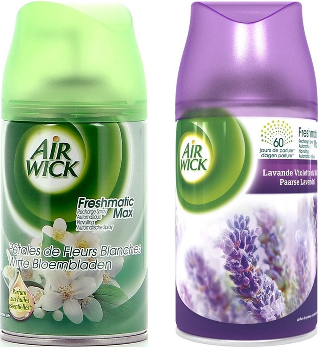Air Wick Freshmatic Recharge en spray automatique Lavande en fleur