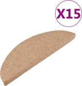 vidaXL-Trapmatten-zelfklevend-15-st-56x17x3-cm-beige