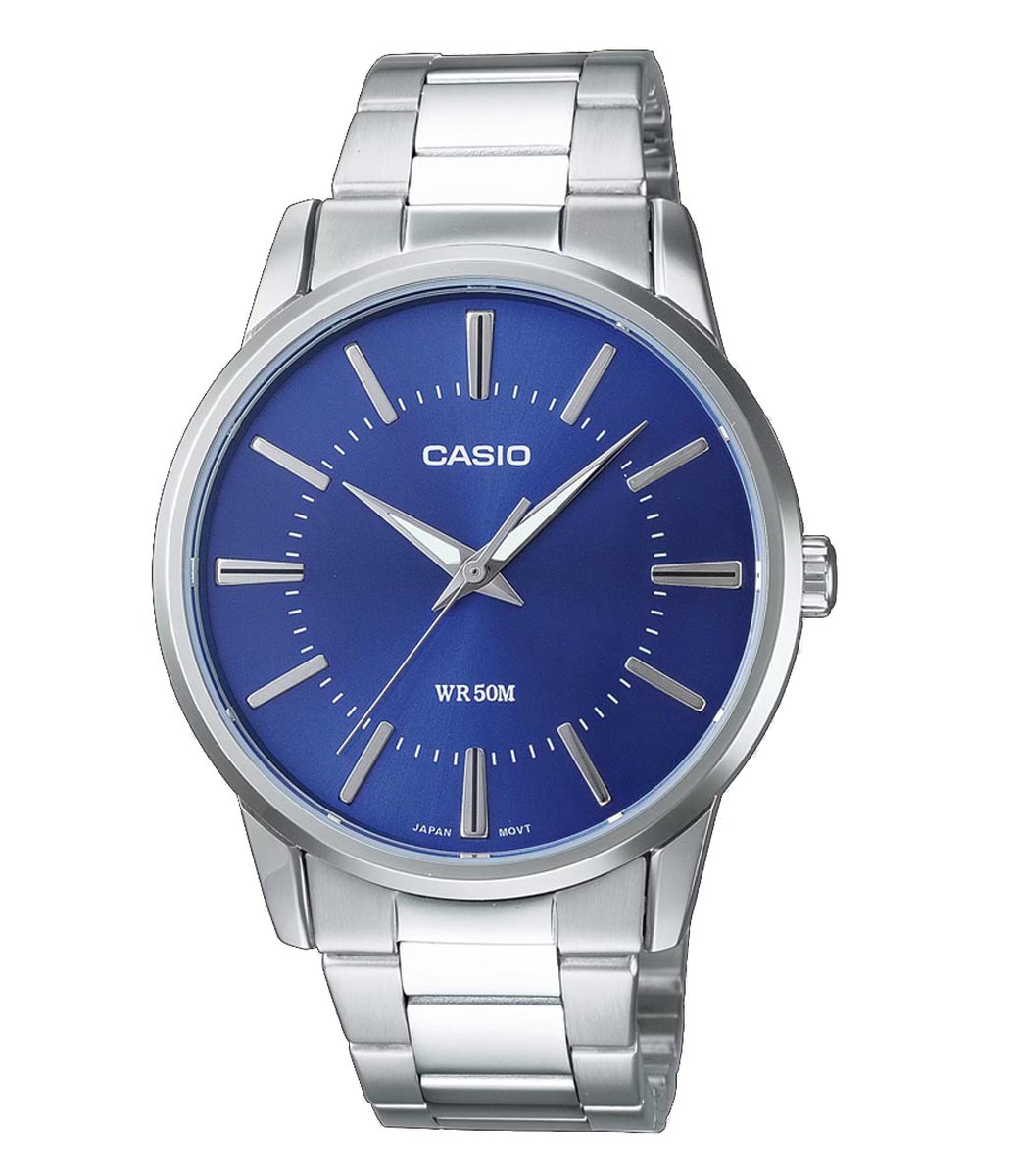 Casio Heren Casio Collection horloge MTP-1303PD-2AVEG - Horloge - Staal - Zilverkleurig - 40 mm