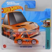 Hot Wheels Toyota Supra Oranje - Die Cast 1:64 - Sauvez-les tous