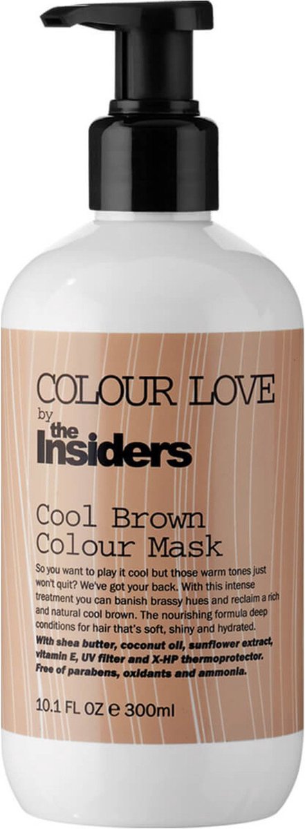 The Insiders - Colour Love Chocolate Brown Colour Mask - 300ml