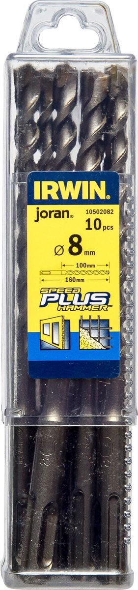 Irwin SDS+ betonboor 8.0X160 MM 10 PCS - 10502082