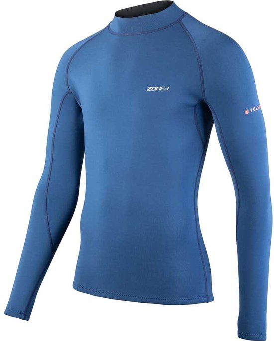 Foto: Zone3 yulex natural neopreen t shirt met lange mouwen blauw s