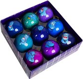 Kerstballen box 9 stuks Alladin Disney geestje