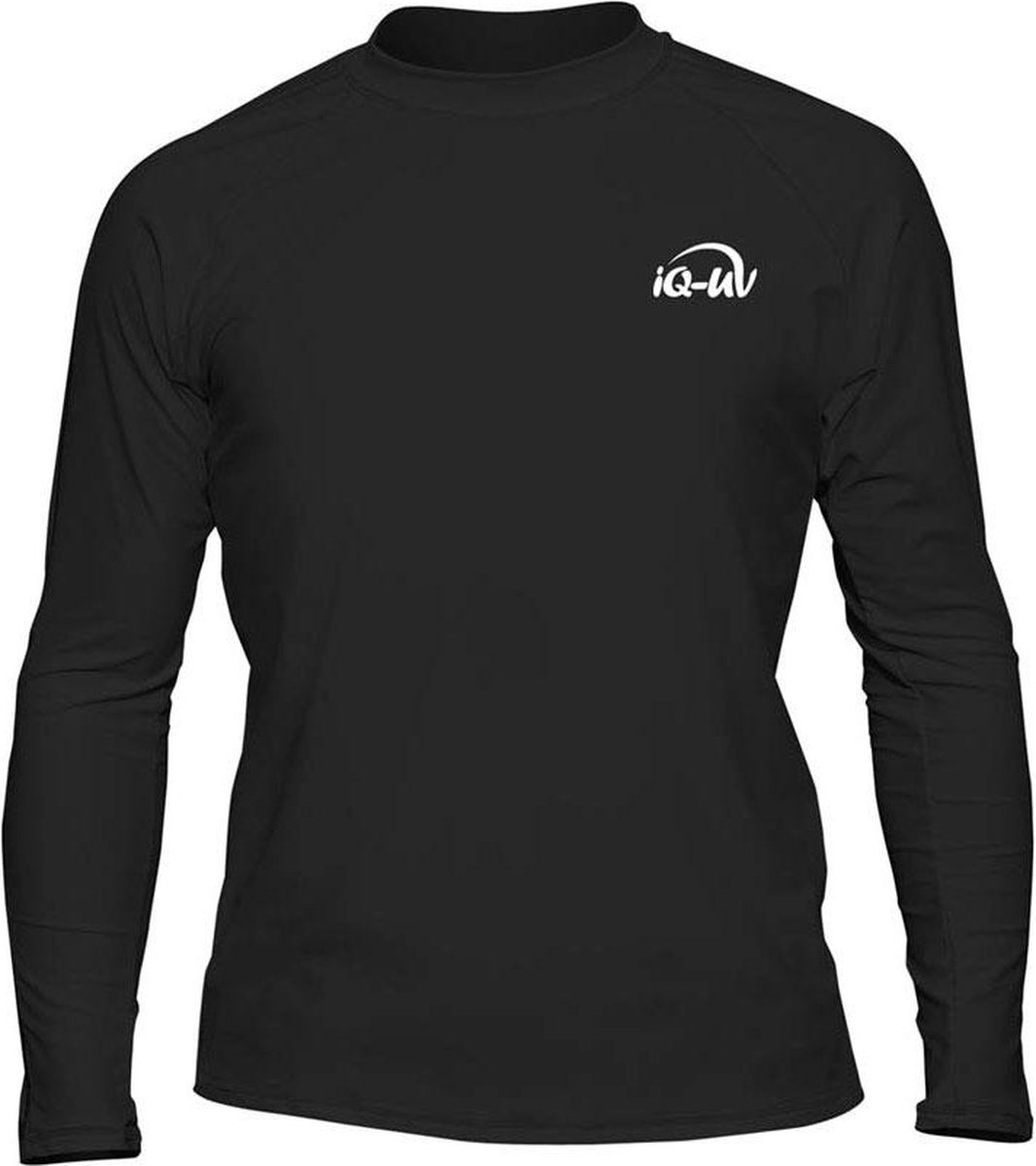 Iq-uv Uv 300 Loose Fit Rash Guard Met Lange Mouwen Zwart 2XL Man
