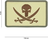 101 Inc Embleem 3D Pvc Punisher Pirate Coyote  19074