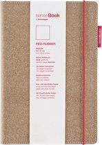 SenseBook Flap 21x14cm Blanco Papier - Professioneel Notieboek - Notitieblok In Lederen Hoes