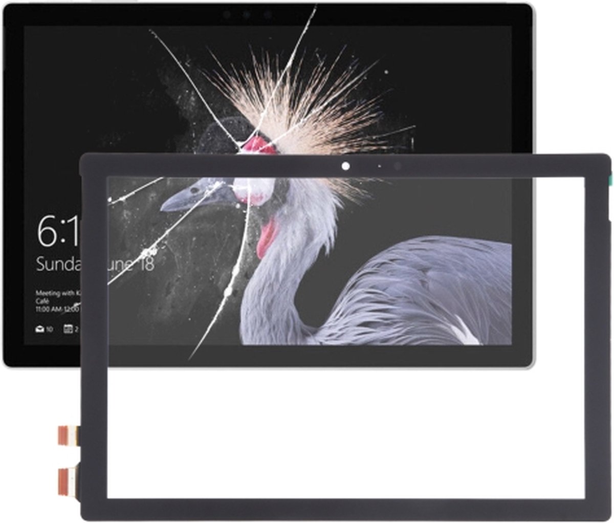 Remplacement De Batterie Li-polymère 45Wh 5940mAh Pour Microsoft Surface Pro 5 Pro 6