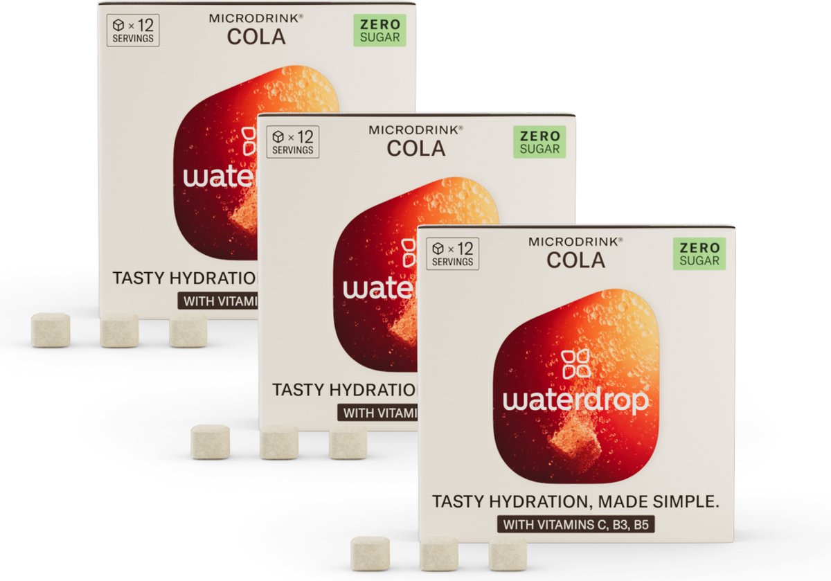 waterdrop® Microdrink Set COLA - 36 bruistabletten - suikervrije