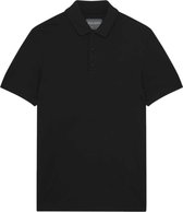 Lyle & Scott Tonal Eagle Tech Polo Met Korte Mouwen Zwart XL