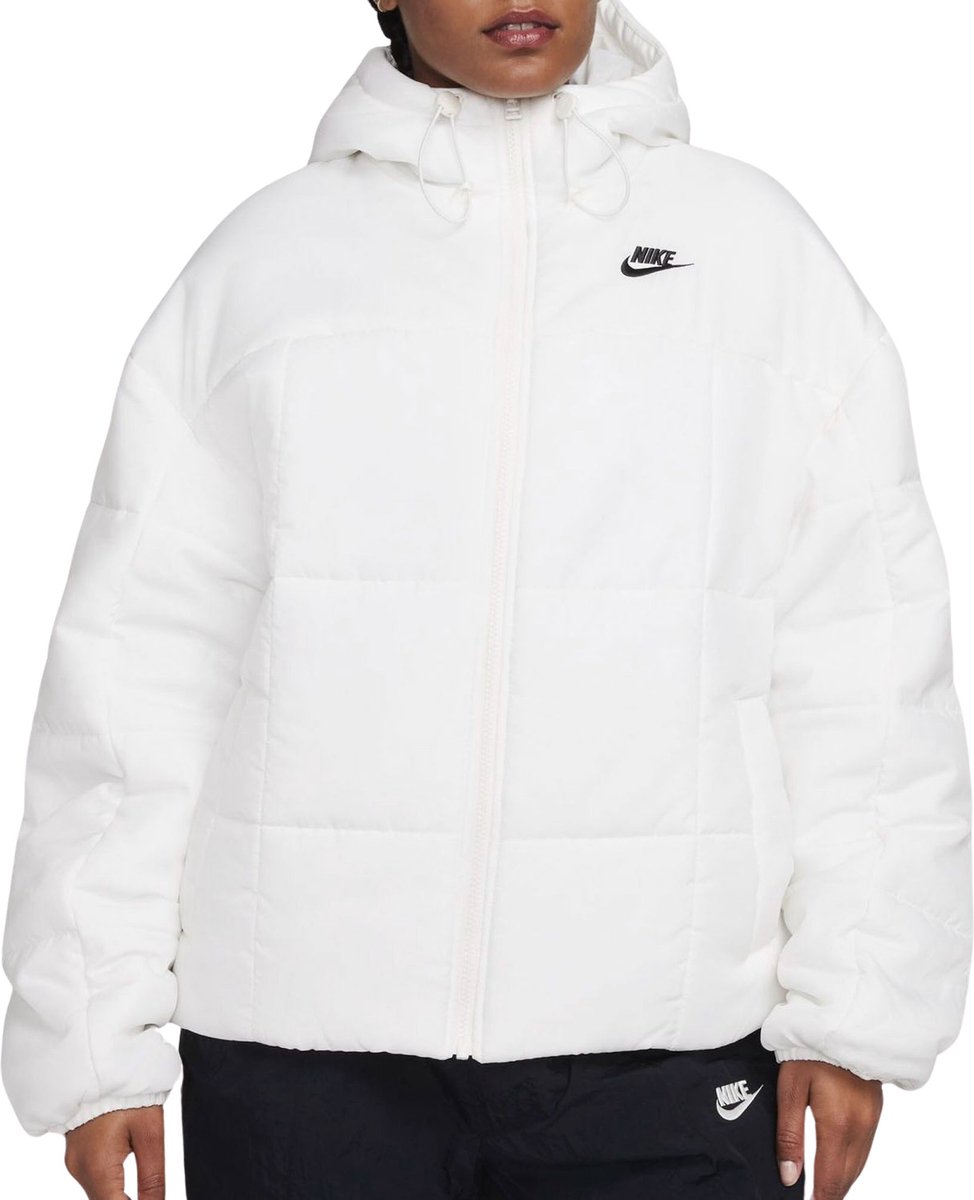 Nike Sportswear Classic Puffer Winterjas Dames Wit