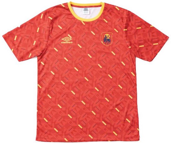 Umbro Spanje All Over Print World Cup 2022 T-shirt Met Korte Mouwen Oranje L Man