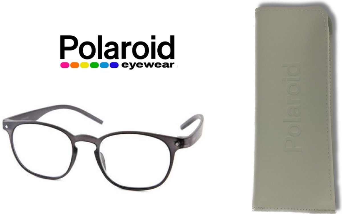 Leesbril Polaroid PLD0018 R FRE-Mat Grijs-+2.00