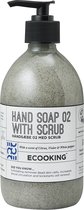 Ecooking Handzeep met Scrub - Reinigt en verwijdert dode huidcellen - Pompflacon 500ml