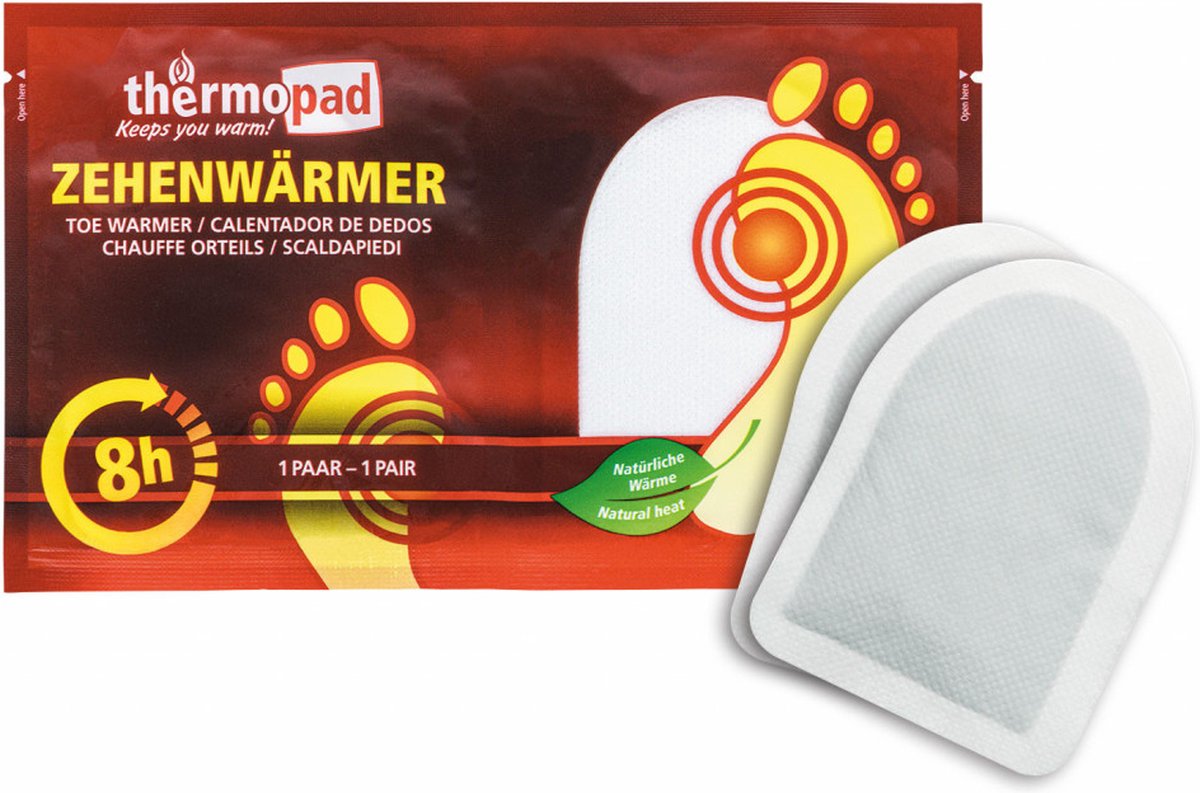 Goedkoopste Thermopad - Five-Pack (5 paar) Tenenwarmers / Heating pad - Zelf verwarmende klevende Warmte Pad - Ca. 8 uur warmte - Wit