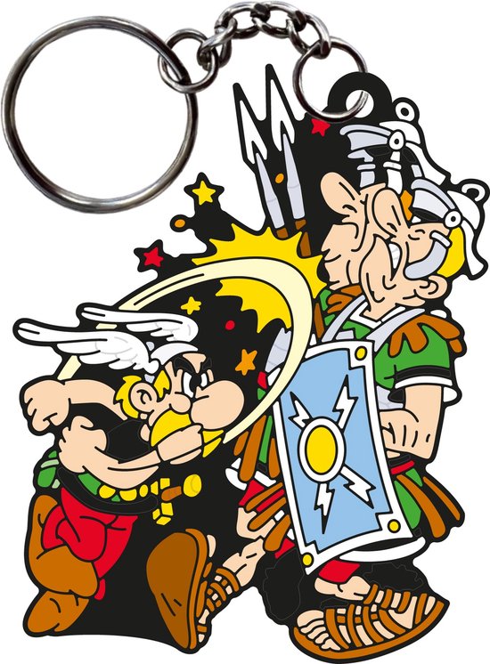 Plastoy - Asterix - Kauwgom Sleutelhanger Asterix de Galliër Paff!