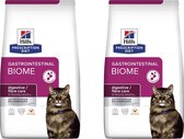 Voordeelpakket: 2x Hill's Prescription Diet Feline GIBIO Gastrointestinal Biome Vermindering van Darmabsorptiestoornissen 3 kg