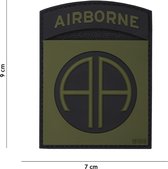 101 Inc Embleem 3D Pvc Airborne 82Nd Groen  17020