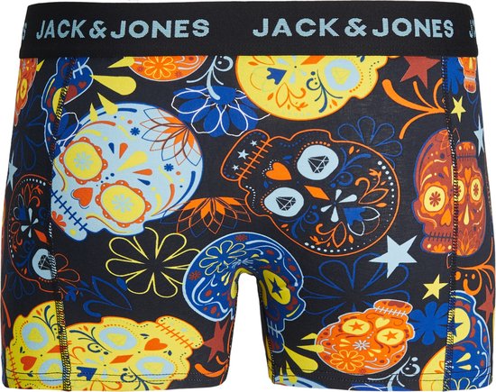 JACK&JONES JUNIOR JACSUGAR SKULL TRUNKS 3 PACK NOOS JNR Jongens Onderbroek - JACK & JONES