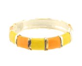 Behave Bracelet couleur or jaune orange 21 cm