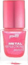 P2 EU Cosmetics Metal Refection 060 Pink Electro metallic rose 10ml