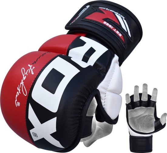 Gants MMA RDX T6 Plus - Rouge - Taille XL - Nouveau Modèle !!!