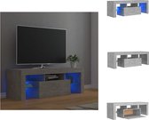 vidaXL TV-meubel - TV-meubels - 120x35x40 cm - RGB LED-verlichting - Kast