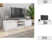 vidaXL tv-meubel Classic - 140 x 40 x 35.5 cm - wit hout - Kast