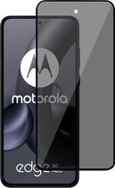 Privé Screenprotector geschikt voor Motorola Edge 30 Neo - Privacy Beschermglas - Privacy Proteqt+