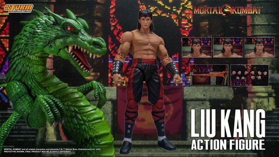 Mortal Kombat - Action Figure 1/12 Liu Kang 18 cm