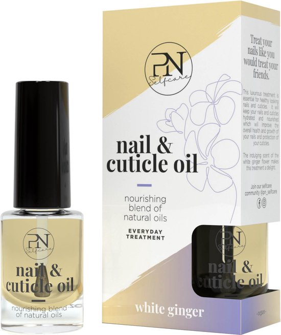 Foto: Pn selfcare nagelriemolie natuurlijke nagelverzorging nagelolie duurzaam white ginger geur 6 ml