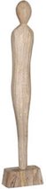 Beeld - hout beeld - naturel - decoratieve pop - by Mooss - Hoog 72cm