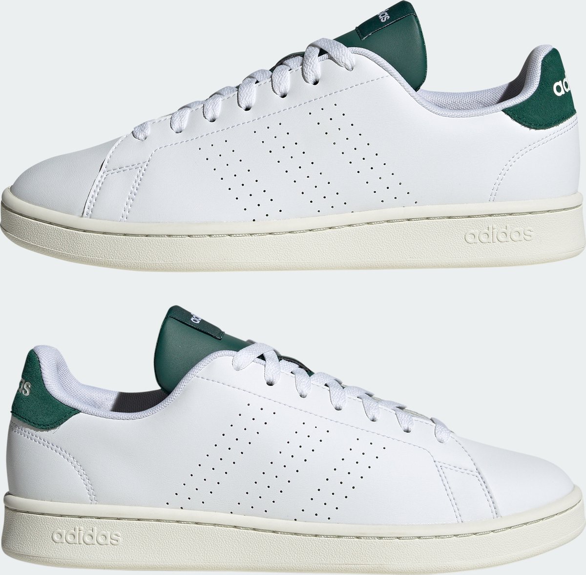 adidas Sportswear Advantage Schoenen - Heren - Wit- 41 1/3 | bol