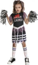 Zombie cheerleader - Zombie kostuum meisjes - Halloween kostuum - Carnavalskleding - Carnaval kostuum - Meisje - 7 tot 9 jaar