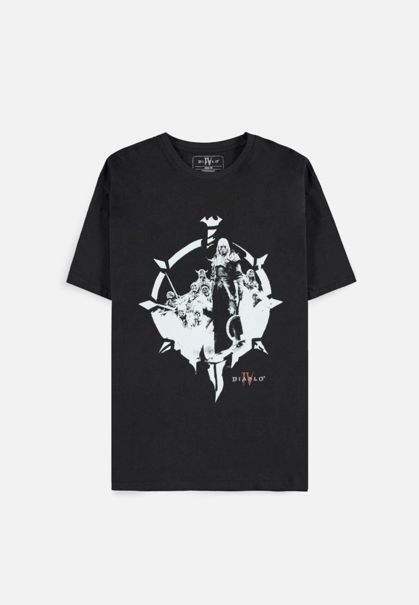 Diablo - Diablo IV - Necromancer Sigil Heren T-shirt - M - Zwart