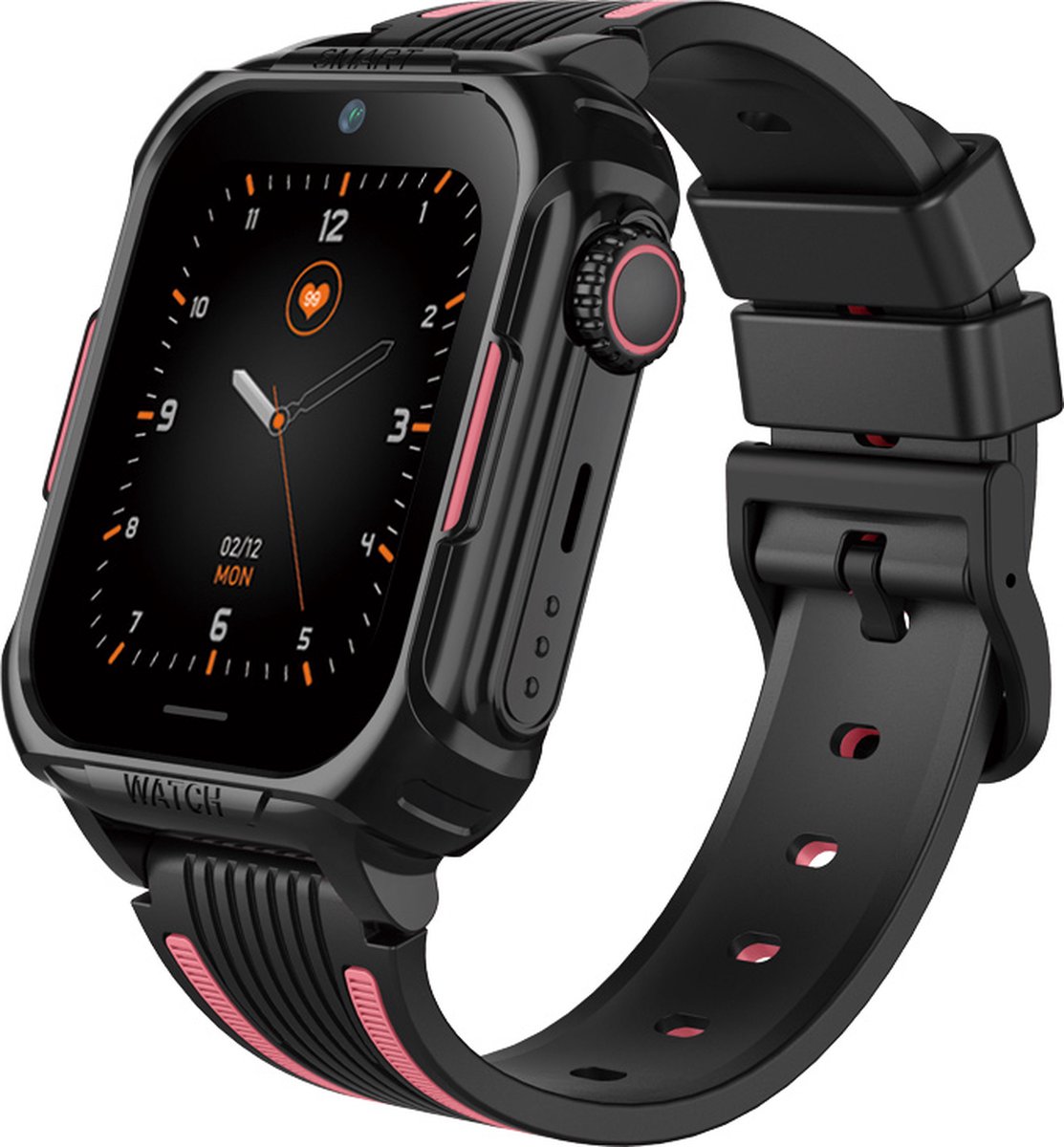 Wiesba WB39B - smartwatch kinderen - gps horloge kind - kinderhorloge bellen - gps tracker kinderhorloge - kinderhorloge met gps - kinderhorloge - Roze