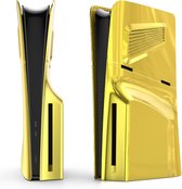 Faceplate Geschikt Voor Playstation 5 Slim Disc Edition - PS5 Slim Accessoires - Console Skin Cover - Gameconsole Skin - Goud