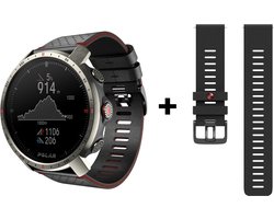 Polar Grit X Pro Sapphire Horloge Zwart M-L