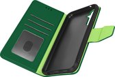 Geschikt voor Samsung Galaxy A54 5G Wallet Case Video-ondersteuning Groen