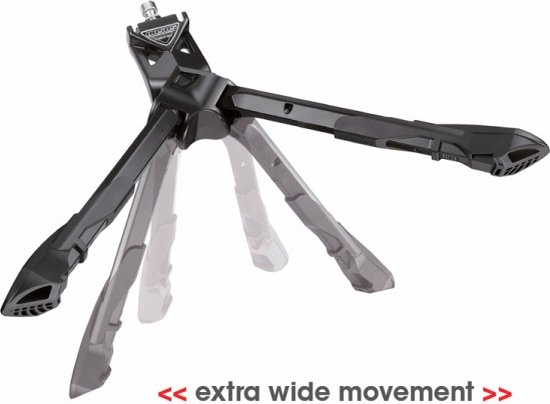 Ursus Dubbele fietsstandaard - mechanische innovatie - 300mm - zwart - maximale stabiliteit