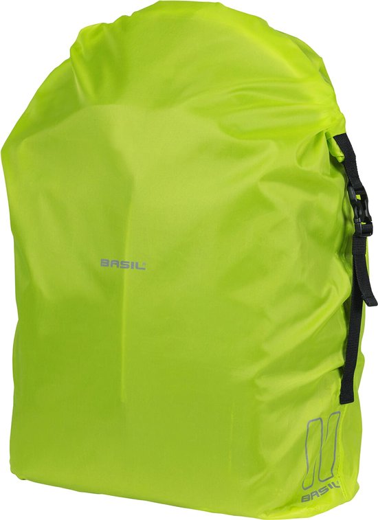 Housse de pluie Basil Keep Dry and Clean - Vertical - Jaune fluo