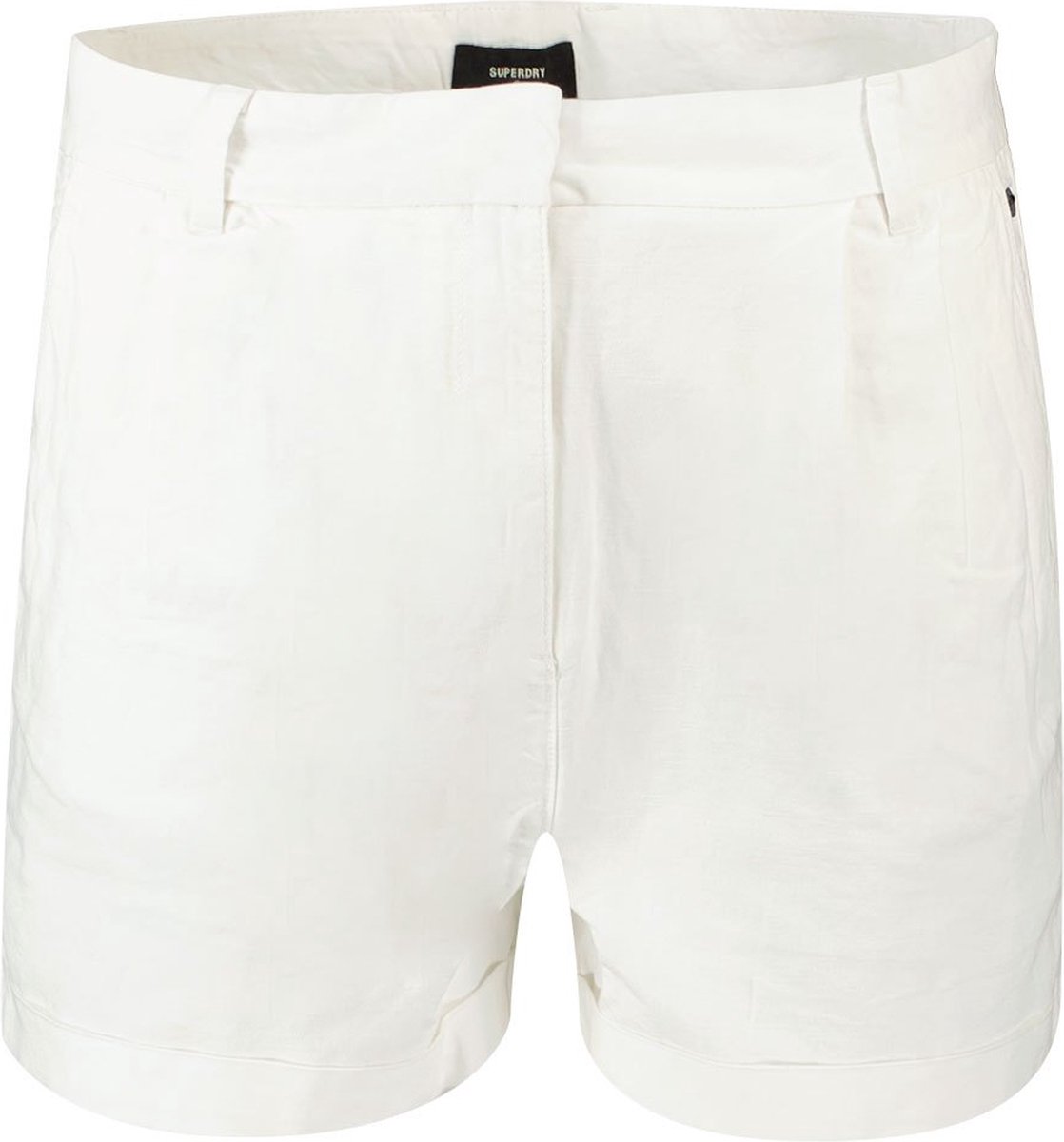 Superdry Studios linnen short Dames Korte broeken Optic