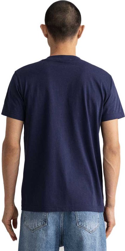 Gant D1 Tonal Archive Shield T-Shirt Manche Courte Blauw S Homme