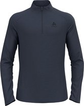 Odlo Essentials Cw 200 Fleece Met Halve Rits Blauw XL Man