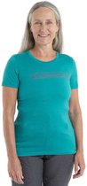 Icebreaker 150 Tech Lite Ii Camping Lines Merino T-shirt Met Korte Mouwen Blauw L Vrouw