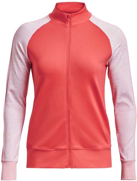 Under Armour Golf Storm Midlayer Sweatshirt Met Volledige Rits Rood,Roze L Vrouw