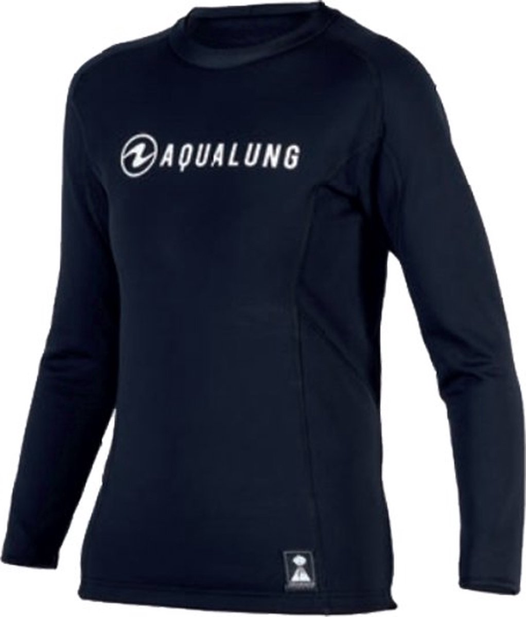 Aqualung Top Ceramiqskin Rashguard Met Lange Mouwen Blauw S