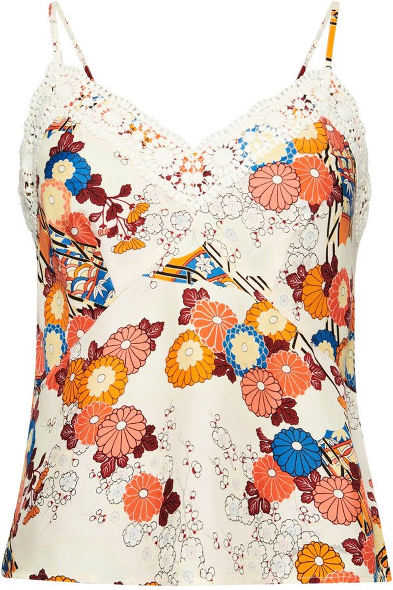 Superdry Vintage Cami Mouwloze Blouse 2XS Vrouw Kam Floral